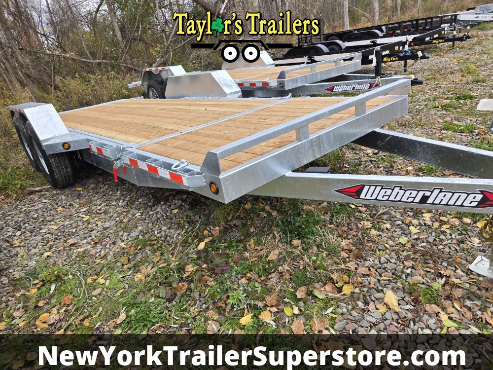 2026 Weberlane 7'x20' Galvanized Tilt Trailer 15.6k GVW