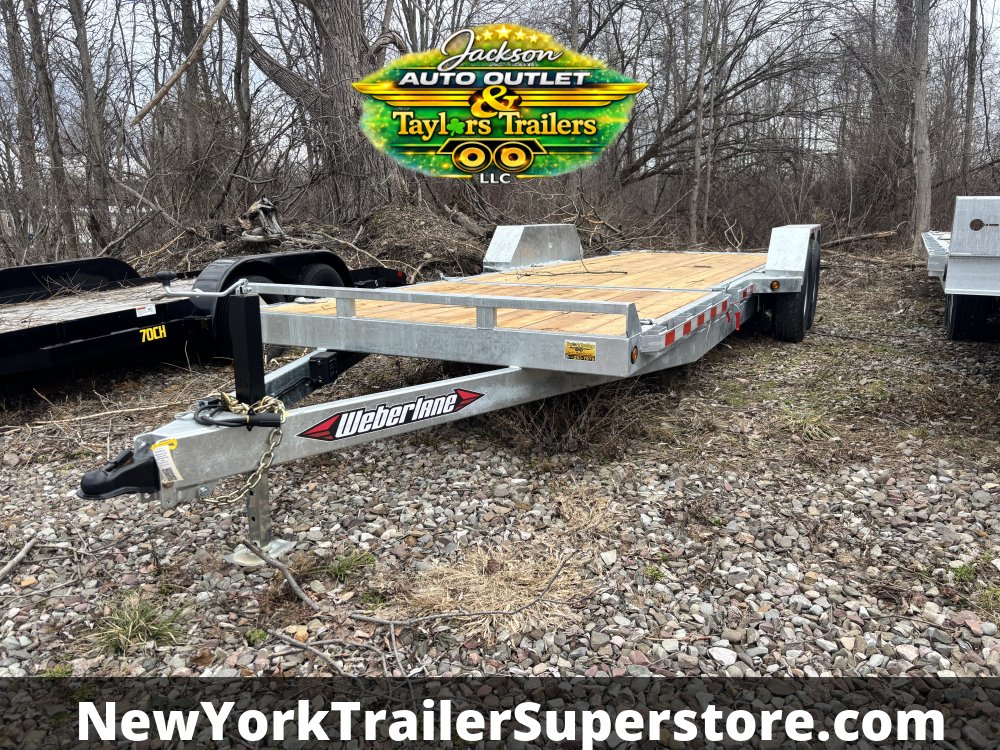 2026 Weberlane 7'x20' Galvanized Gravity Tilt Trailer 15.6k GVW