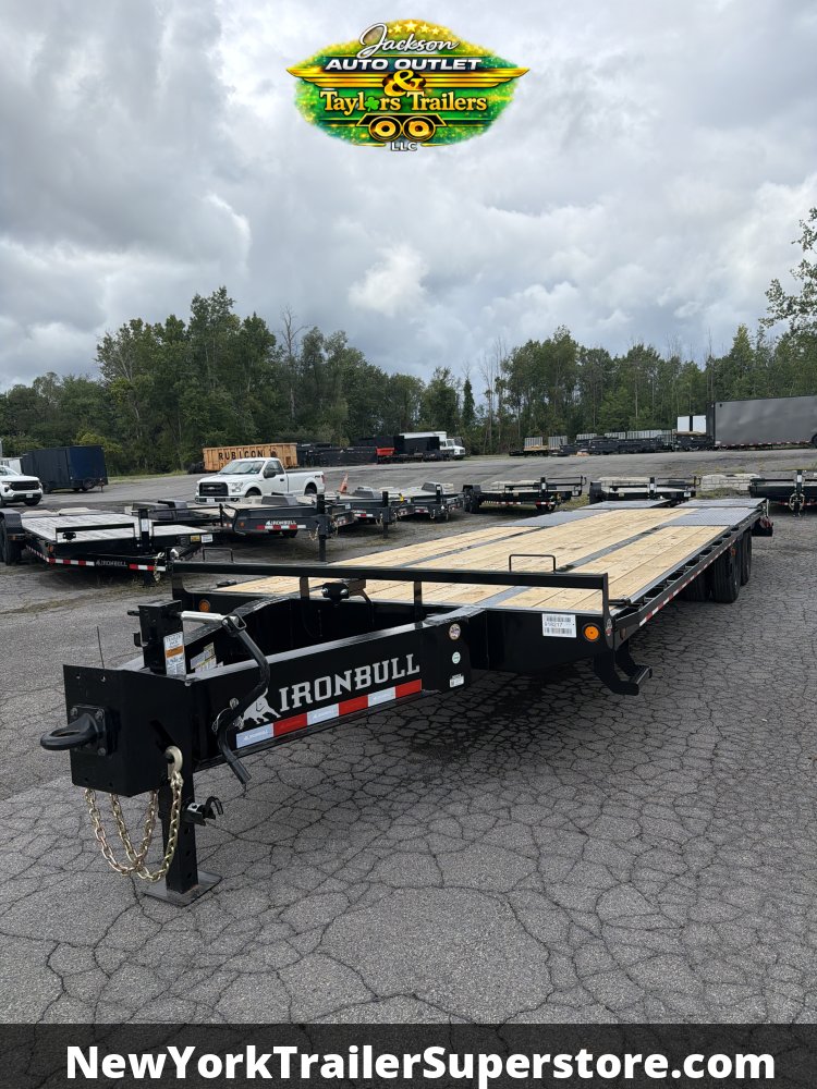 2027 Iron Bull 102 X 30 FLP Equipment Trailer w/ Pintle Eye Coupler