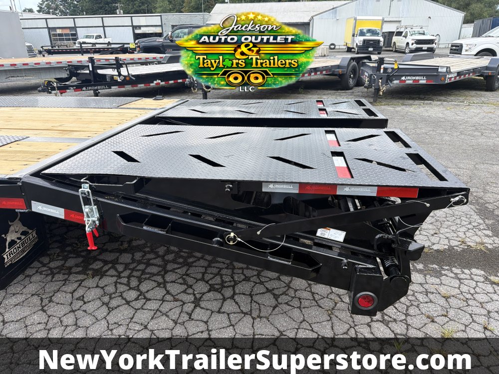 2027 Iron Bull 102 X 30 FLP Equipment Trailer w/ Pintle Eye Coupler