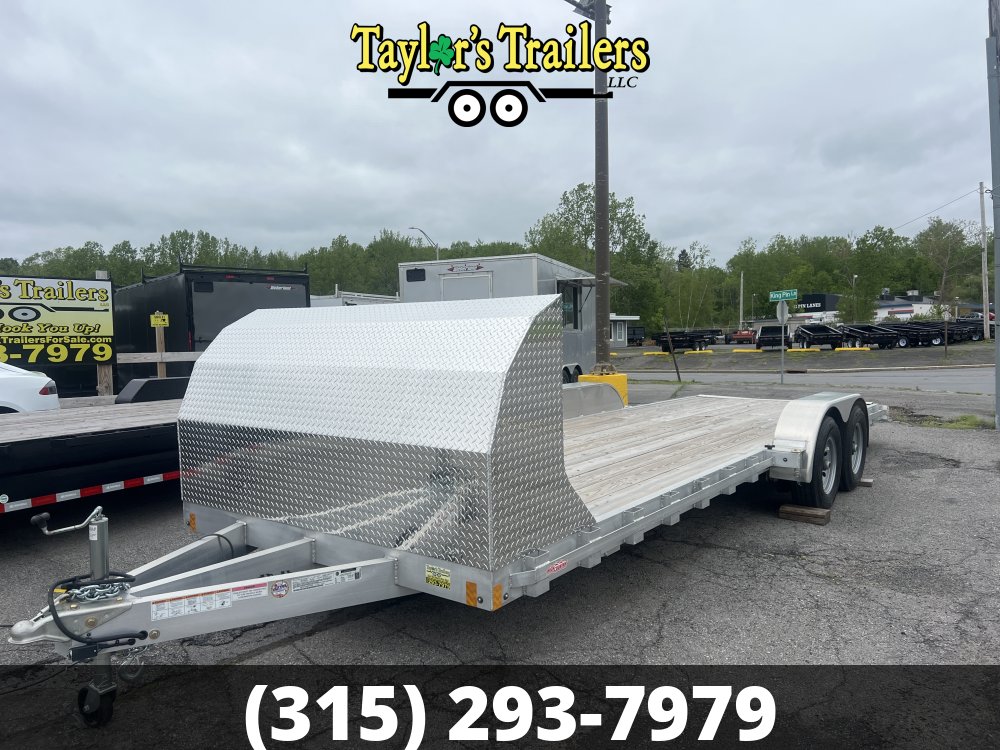 2024 Alcom 84x24 Flatbed Car Hauler 9,990 GVWR Aluminum