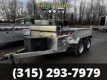 2025 Weberlane 5x10 Galvanized Dump Trailer 7K GVW