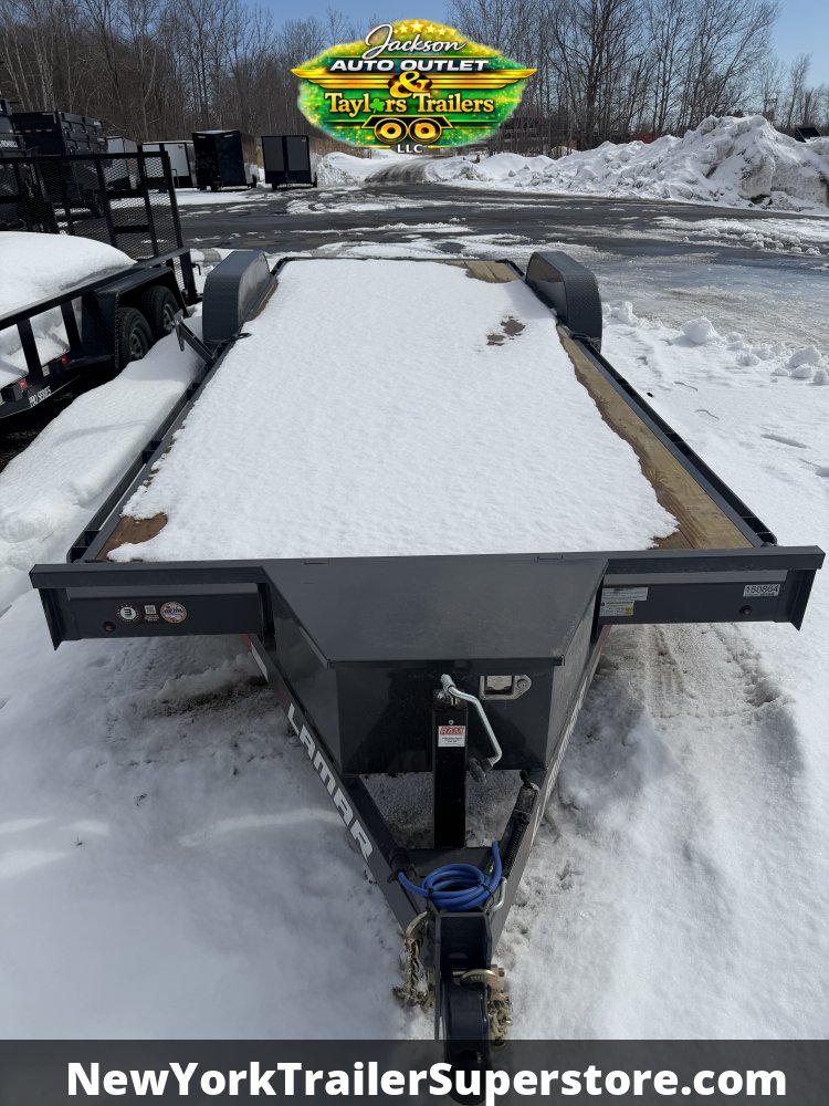 2026 Lamar 83x22 Flatbed Car Hauler 9,990 GVWR