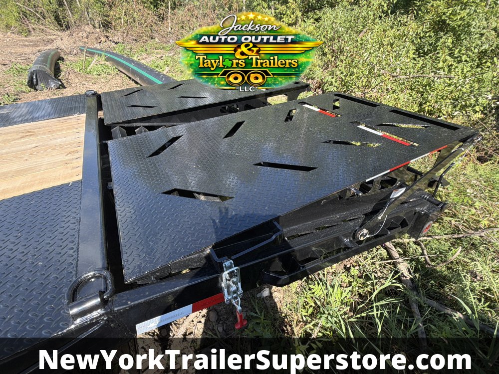 2027 Iron Bull 102 X 25 FLP Equipment Trailer w/ Pintle Eye Coupler 23900 GVWR