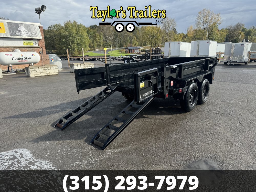 2024 Iron Bull 5x10 7K GVW I-Beam Dump Trailer w/Tarp Kit