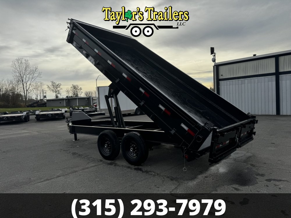 2026 Iron Bull 8x14 TA Deckover Dump 15k GVW