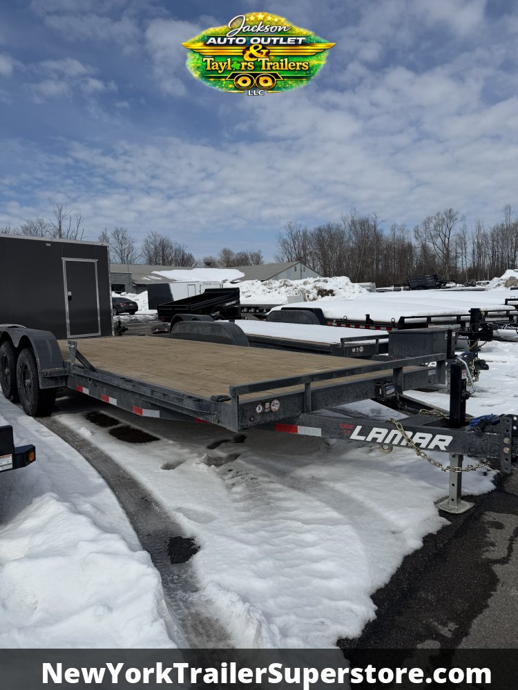 2026 Lamar 83x20 Flatbed Car Hauler 9,990 GVWR
