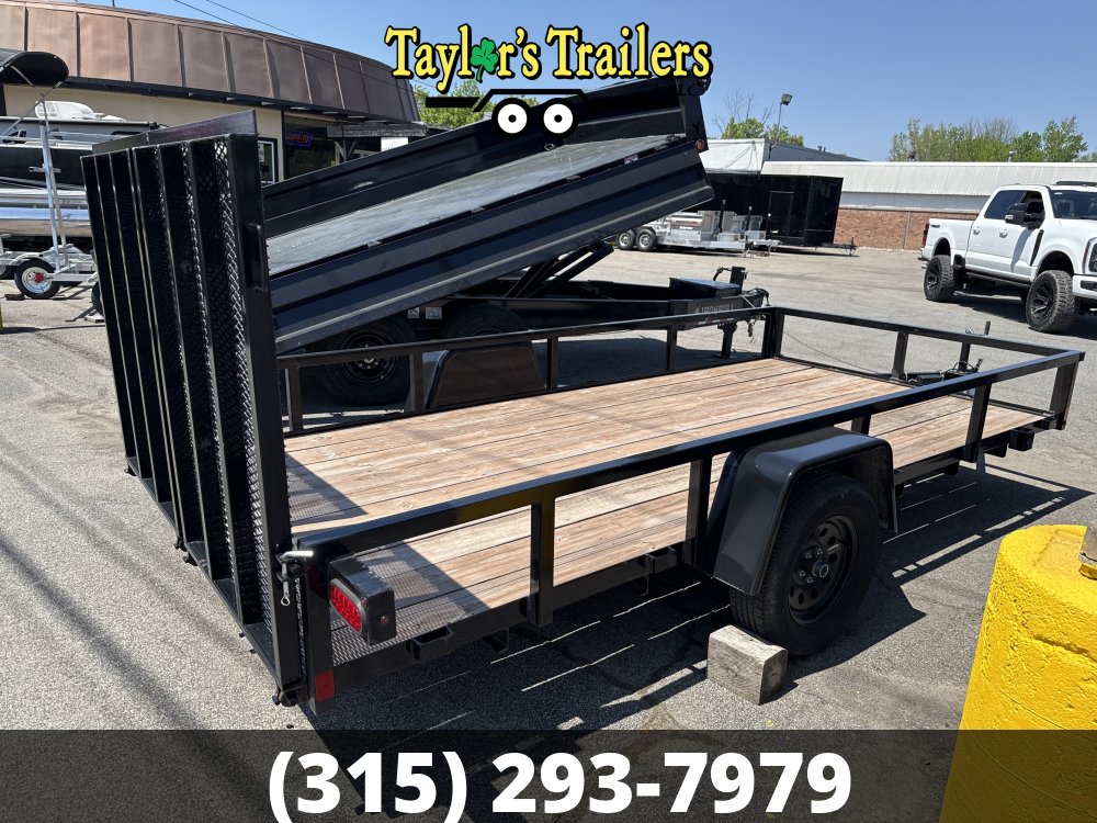 USED 2023 BWISE 6X14 Single Axle 2990 GVW Utility Trailer