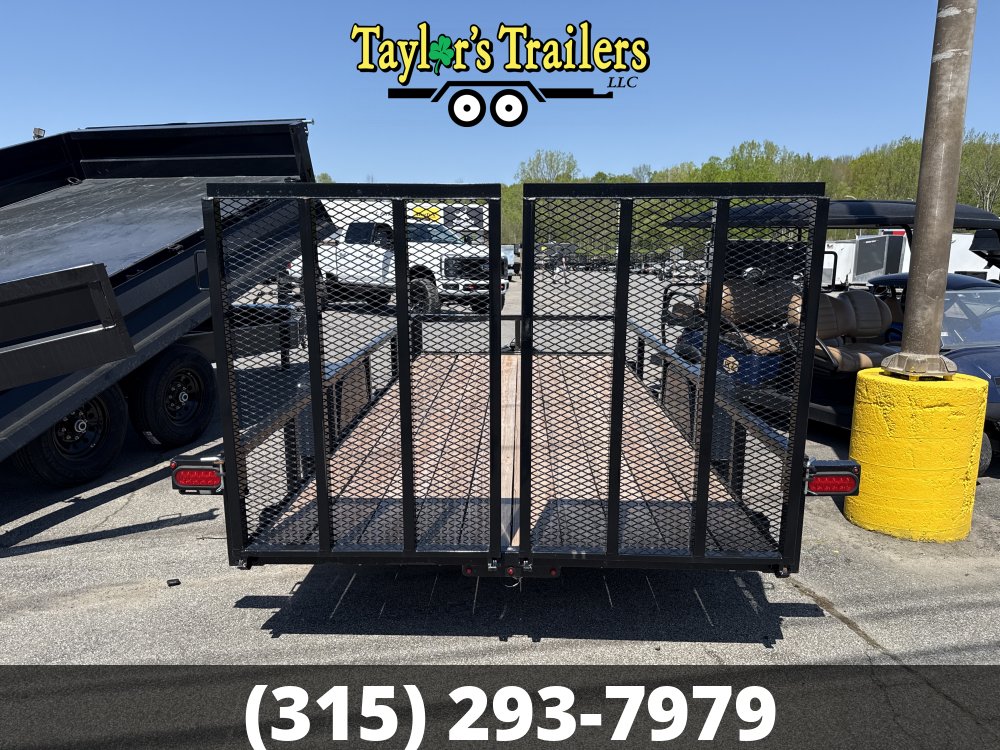 USED 2023 BWISE 6X14 Single Axle 2990 GVW Utility Trailer