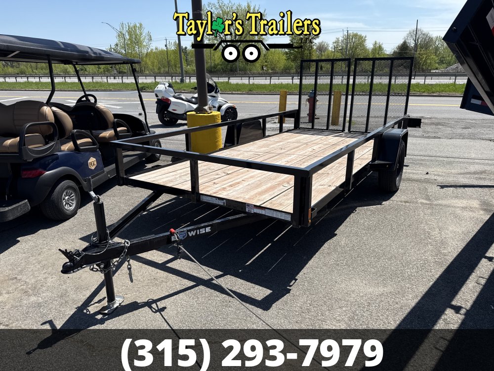 USED 2023 BWISE 6X14 Single Axle 2990 GVW Utility Trailer