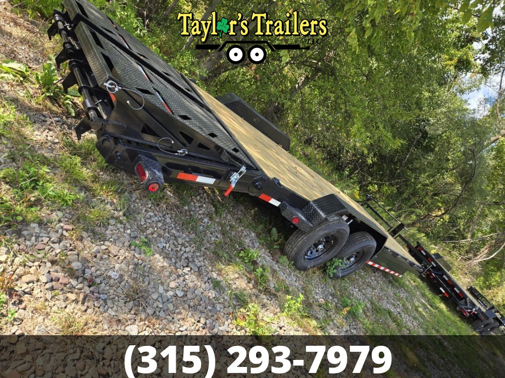 83X24TA 14k GVW Equipment Trailer w/ Mega Ramps