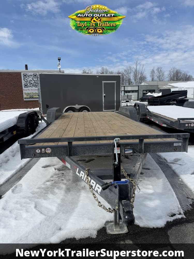 2026 Lamar 83x20 Flatbed Car Hauler 9,990 GVWR