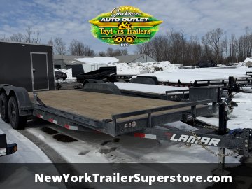 2026 Lamar 83x20 Flatbed Car Hauler 9,990 GVWR