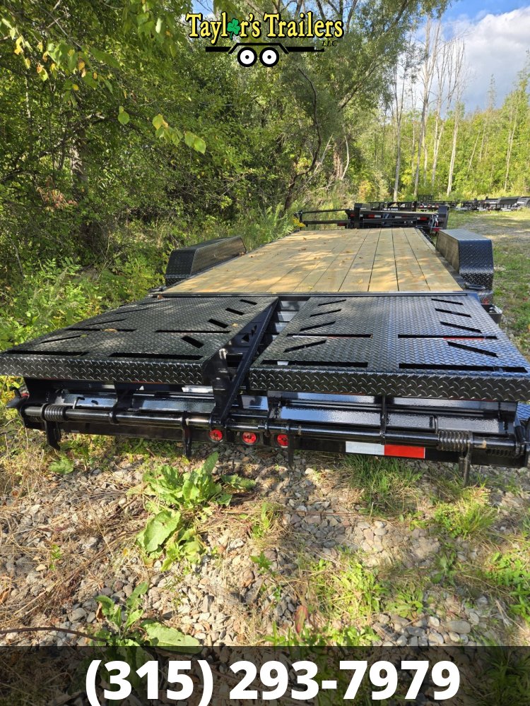 83X24TA 14k GVW Equipment Trailer w/ Mega Ramps