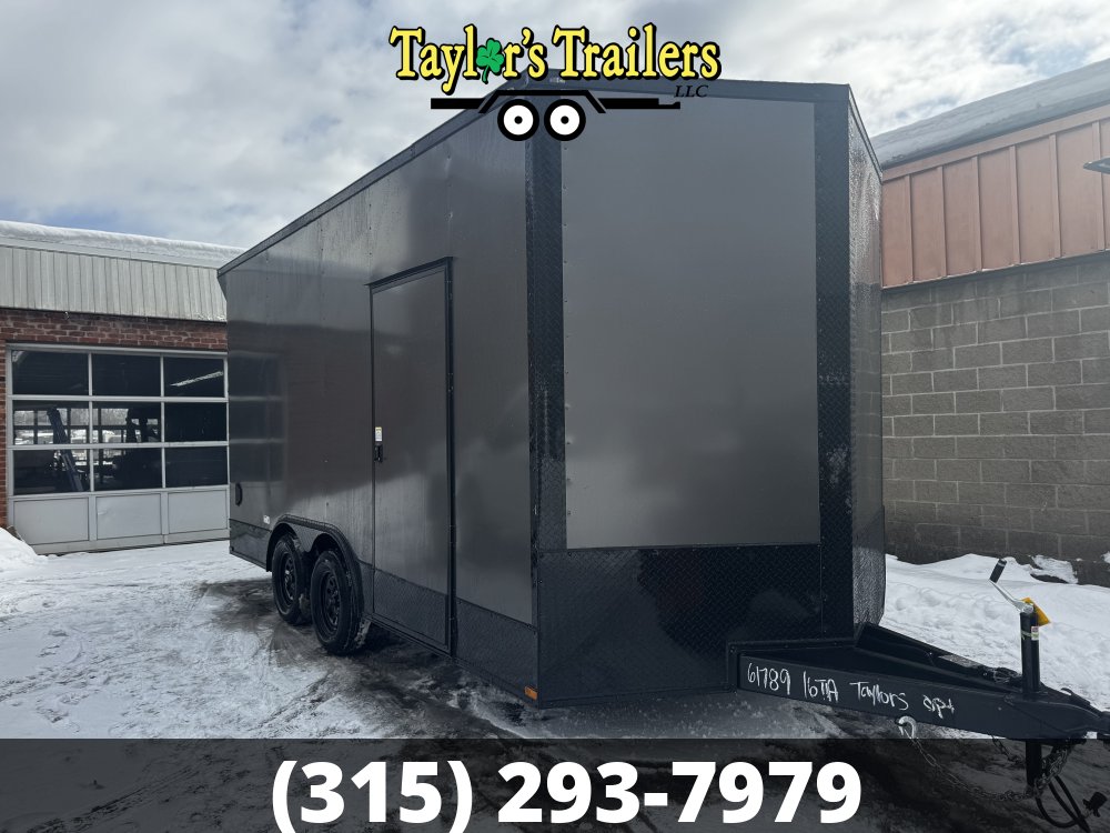 2025 Quality Cargo 8.5x16 Ta 7K Gvw Enclosed Trailer 8' Ceiling