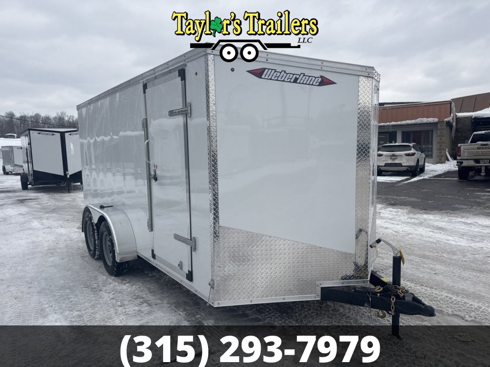 2025 Weberlane 7x14 Ta Enclosed Cargo Trailer 7,054lb GVW