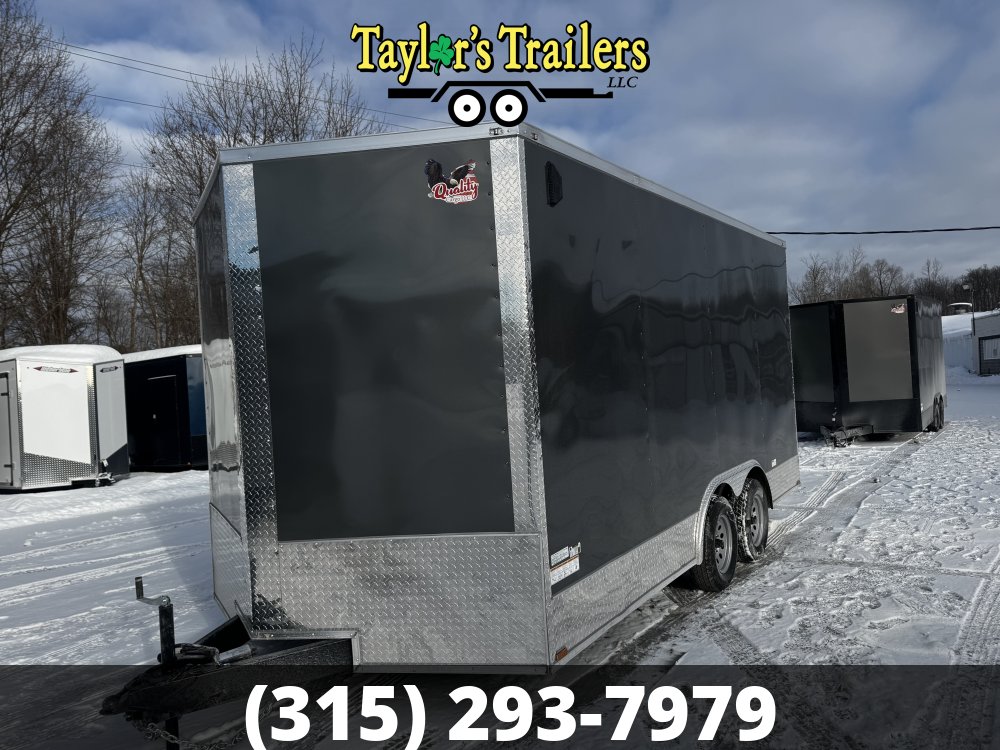 2025 Quality Cargo 8.5x16 Ta 7K Gvw Enclosed Trailer 7' Ceiling