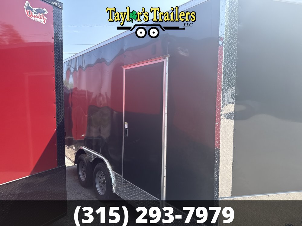 2025 Quality Cargo 8.5x16 Ta 7K Gvw Enclosed Trailer 7' Ceiling