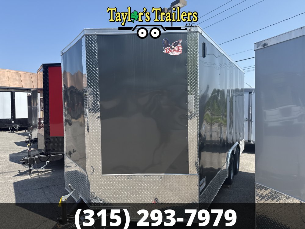 2025 Quality Cargo 8.5x16 Ta 7K Gvw Enclosed Trailer 7' Ceiling