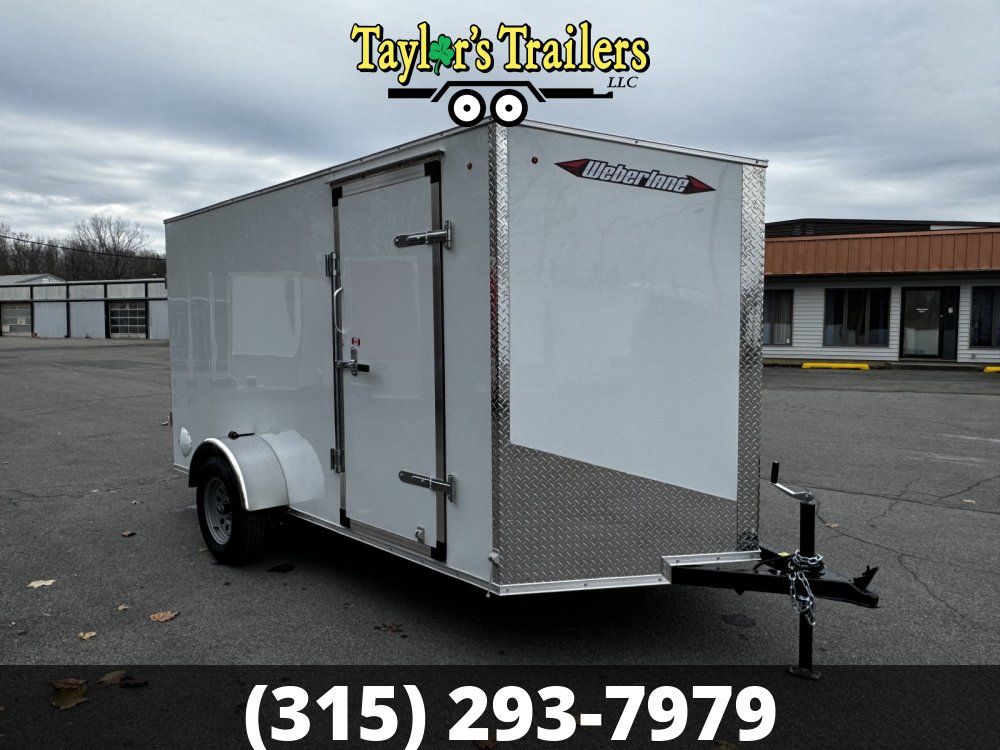 2025 Weberlane 6x12 Sa Enclosed Cargo 3K GVW 6'6 Ceiling