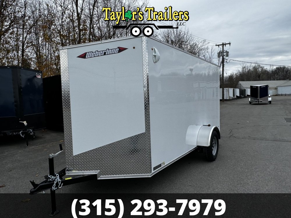 2025 Weberlane 6x12 Sa Enclosed Cargo 3K GVW 6'6 Ceiling