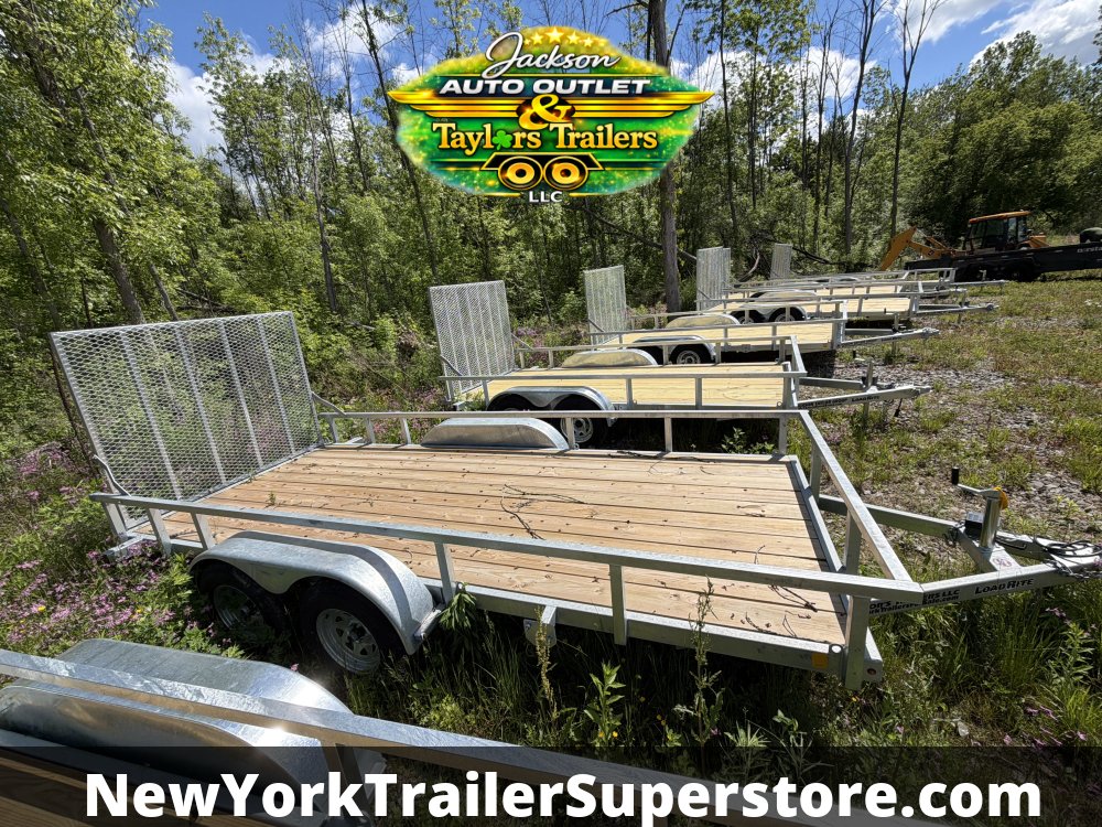 2027 Load Rite 6.5'x16'TA 7K GVW Galvanized Utility Trailer