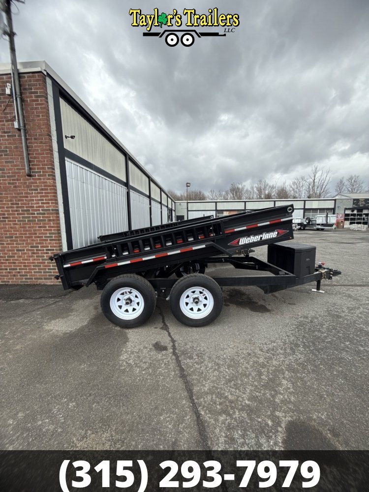 2025 Weberlane 6x10 7K GVW Dump Trailer w/Ramps & Tarp Kit