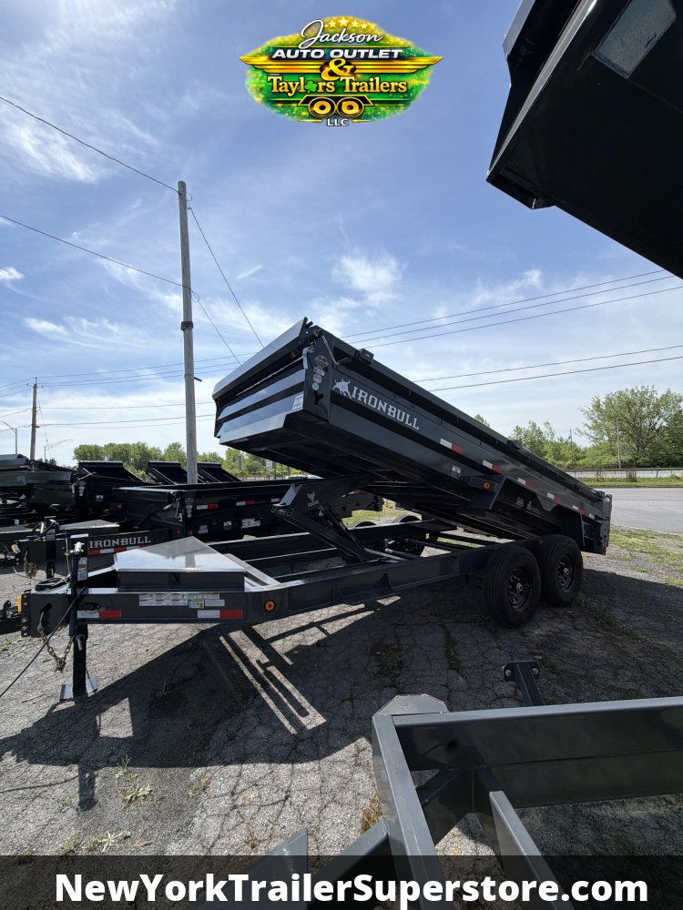 2026 IronBull 83x16 Dump 15,000 GVWR