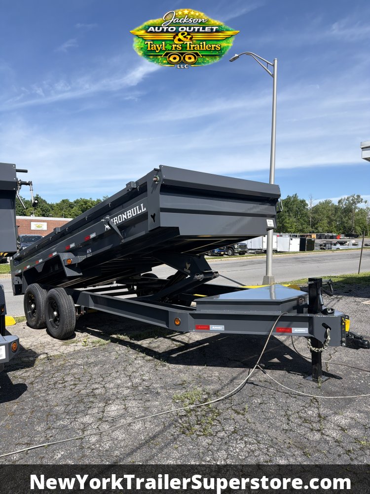 2026 IronBull 83x16 Dump 15,000 GVWR