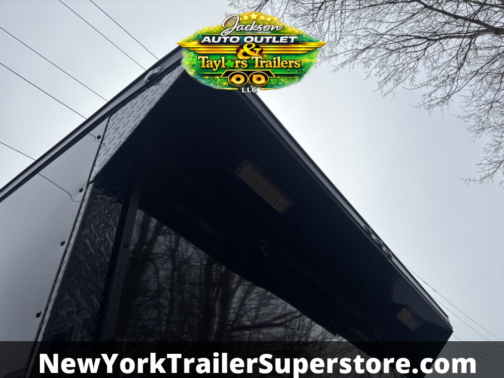 2026 Quality Cargo Trailer 7X12TA w/ 7' Ceiling, Rear Wing with Lights, and Blackout Package