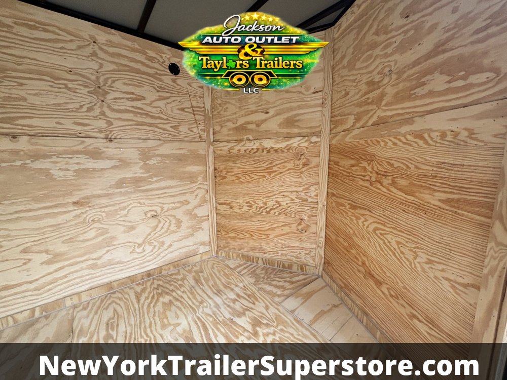 2026 Quality Cargo Trailer 7X12TA w/ 7' Ceiling, Rear Wing with Lights, and Blackout Package