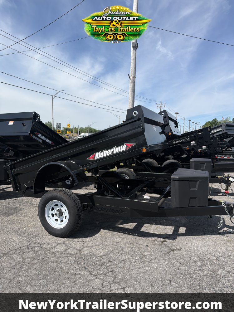 2026 Weberlane 5x8SA Dump 5200 GVW w/ Tarp Kit
