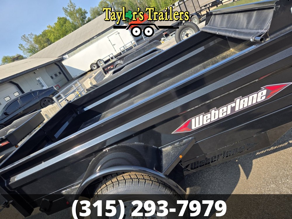 2026 Weberlane 5x8SA Dump 5200 GVW w/ Tarp Kit