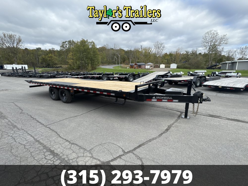 2025 Iron Bull 102X24 14K GVW Tilt Deck Over Equipment Trailer