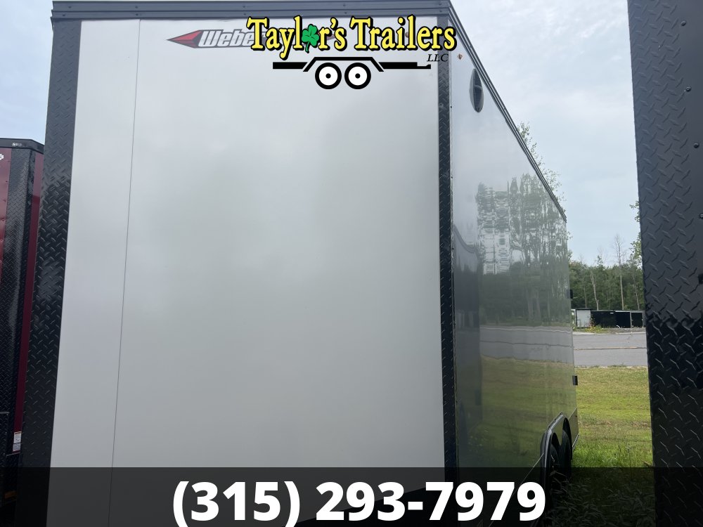 2025 Weberlane 8.5x16TA Aluminum Cargo 7k GVW w/ 8' Ceiling & Blackout Package
