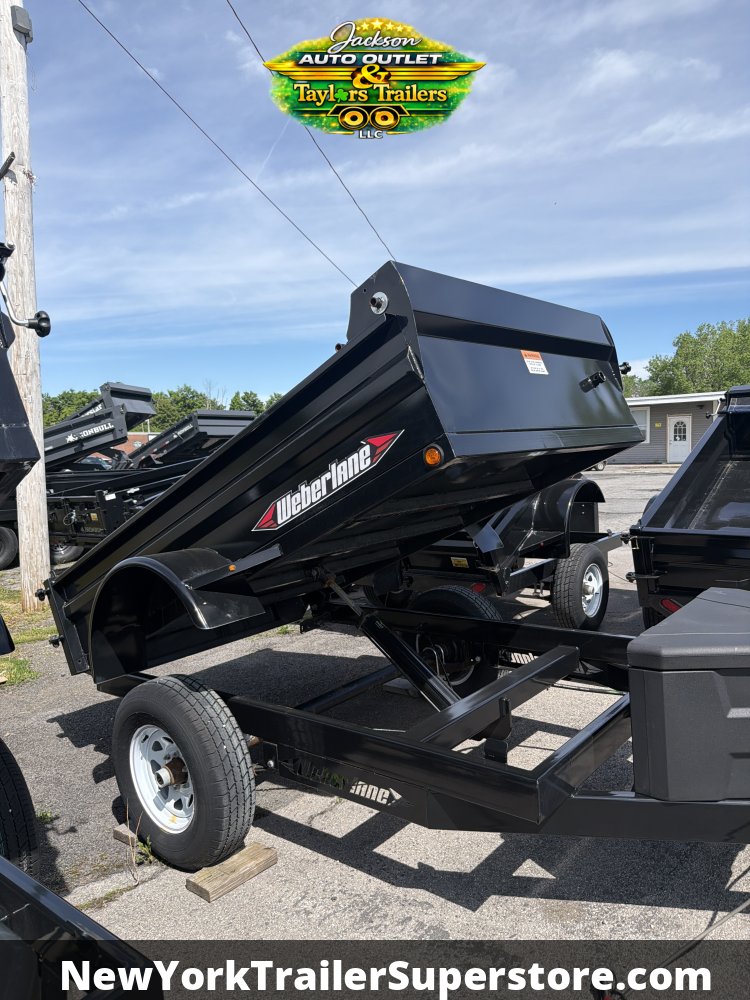 2026 Weberlane 5x8SA Dump 5200 GVW w/ Tarp Kit