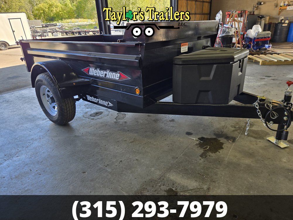 2026 Weberlane 5x8SA Dump 5200 GVW w/ Tarp Kit