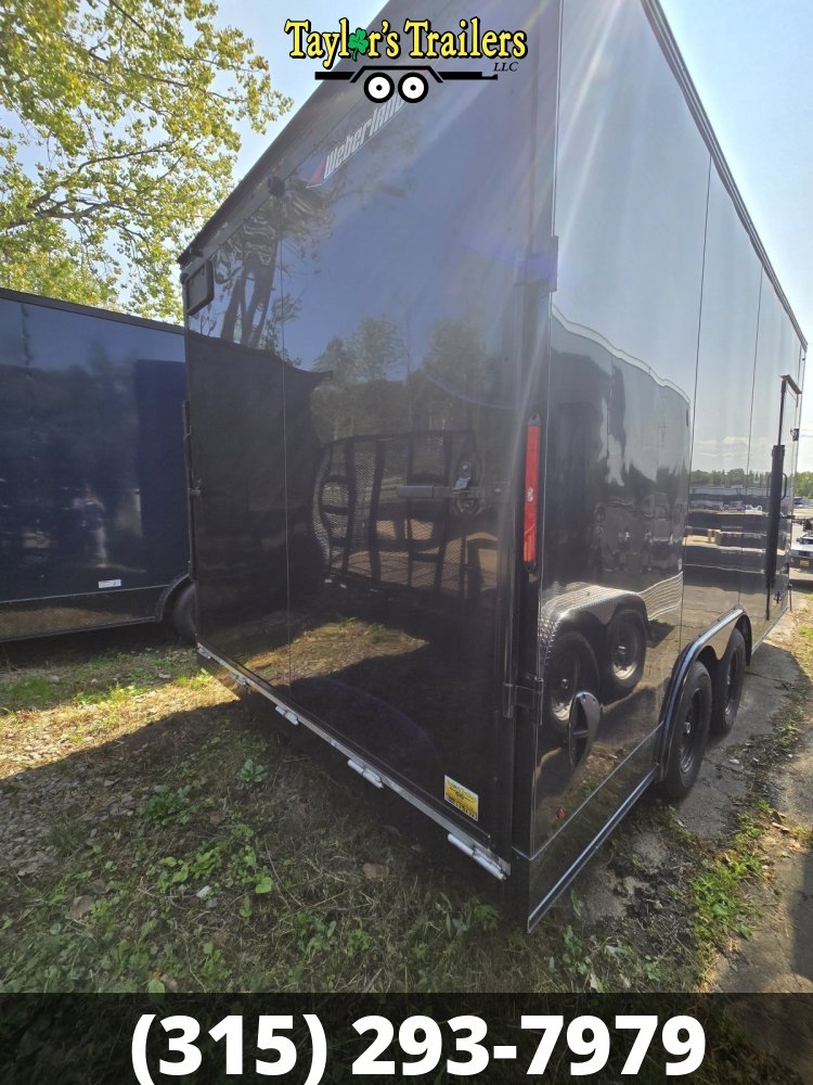 2025 Weberlane 8.5x16TA Aluminum Cargo 7k GVW w/ 8' Ceiling & Blackout Package
