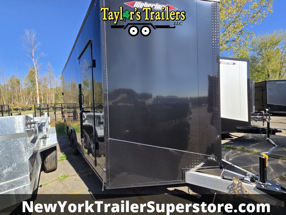 2025 Weberlane 8.5x16TA Aluminum Cargo 7k GVW w/ 8' Ceiling & Blackout Package