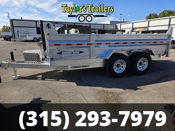 2026 Weberlane 7x14 15.6K GVW Gavanized Dump Trailer 15.6K GVW w/Tarp Kit