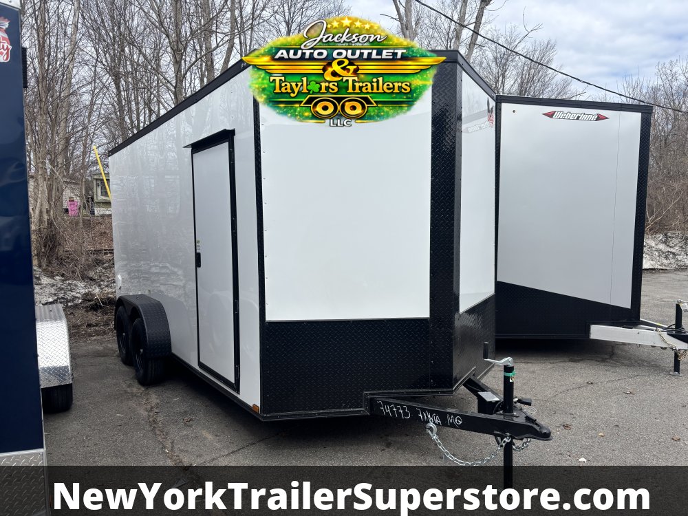 2026 Quality Cargo 7x16TA 7k GVW w/ 7' Ceiling, Black Out Package, PolyCore Sides