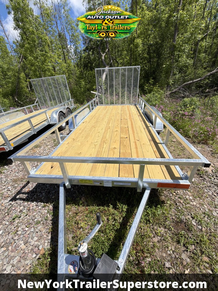 2027 Load Rite 6.5'x16'TA 7K GVW Galvanized Utility Trailer