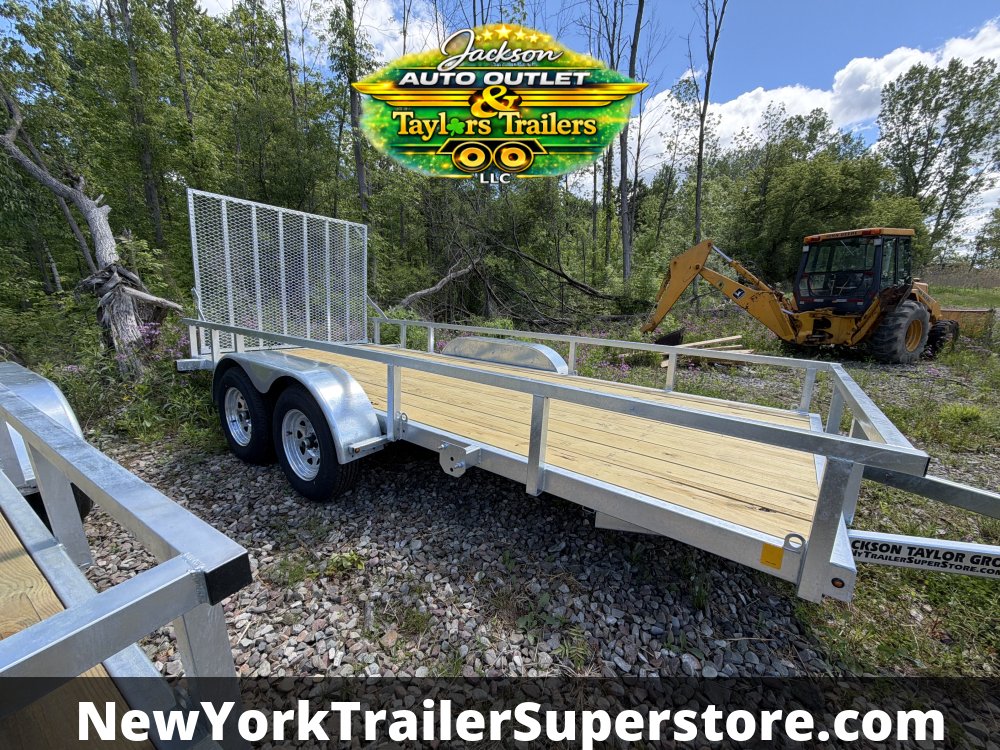 2027 Load Rite 6.5'x16'TA 7K GVW Galvanized Utility Trailer
