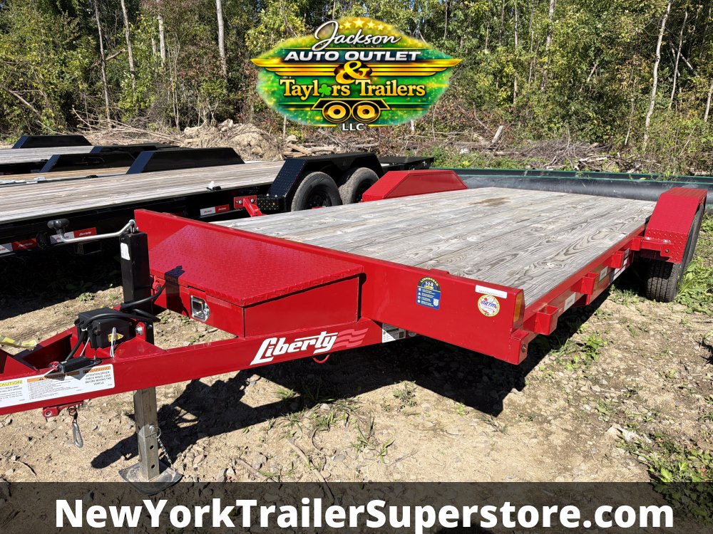 2026 Liberty 83x16' Flatbed Car Hauler 7,000 GVWR