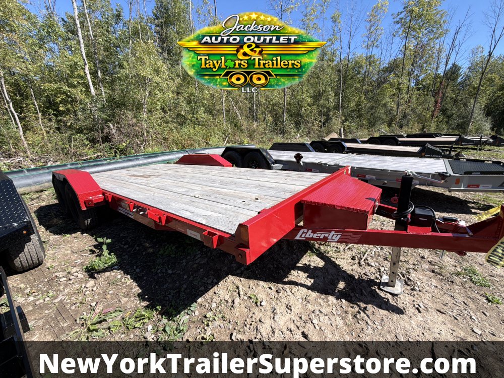 2026 Liberty 83x16' Flatbed Car Hauler 7,000 GVWR