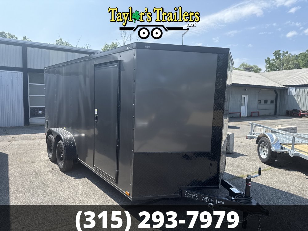 2025 Quality Cargo 84x16 Enclosed Cargo 7,000 GVWR w/ 6'3" Ceiling
