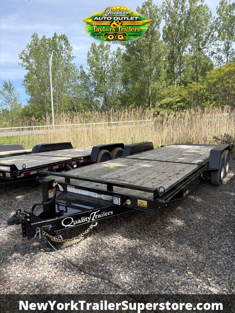 2026 Quality Trailers 7'x22' Gravity Tilt Equipment Trailer 17kGVW w/ 6-DRings