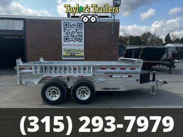 2025 Weber Lane Galvanized 6x10 Dump Trailer 7K GVW w/Tarp Kit