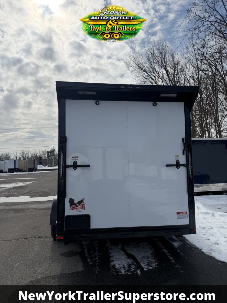 2026 Quality Cargo 7x14TA 7k GVW w/ 7' Ceiling, PolyCore Sides, Blackout Package & Rear Wing