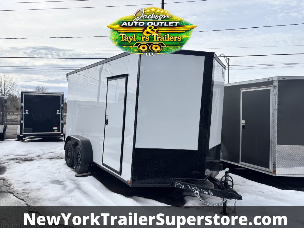 2026 Quality Cargo 7x14TA 7k GVW w/ 7' Ceiling, PolyCore Sides, Blackout Package & Rear Wing